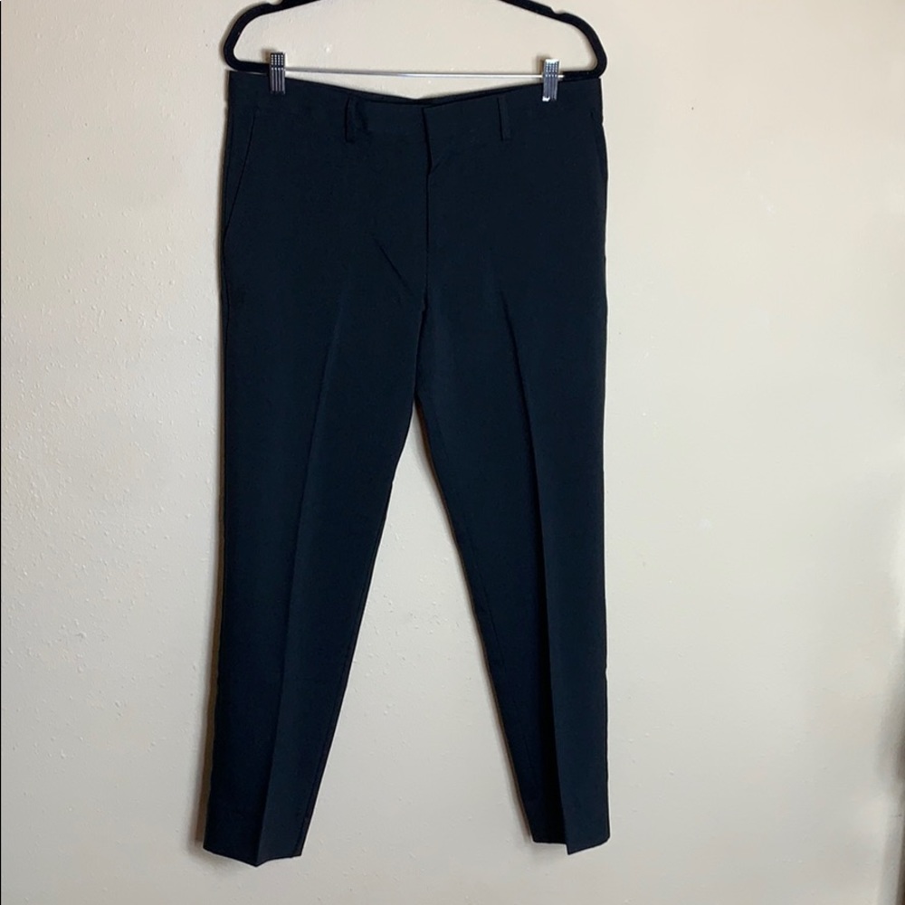 Men’s Black Slim Fit Slacks Dress Pants
